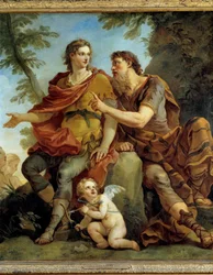 History of Telemaque: Telemaque listens to the advice of Mentor