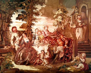 Scene from Don Quixote, manufactured at Beauvais