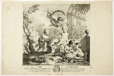Spring, Plate One from Le Quatre Saisons