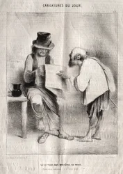Caricatures of the Day: The Reading of the Mysteries of Paris