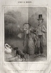 Scenes of Customs: Bellotte! My Little Bellote! Will You Leave That Ugly Fish!