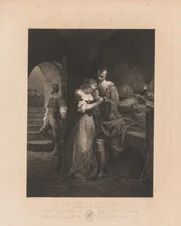Sir Walter Raleigh Parting with his Wife