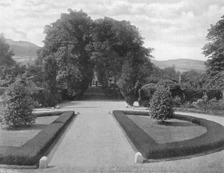 From the Entrance Terrace--Borders of White Heather