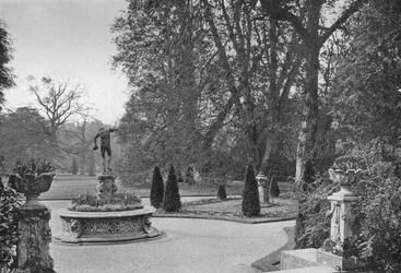 From the Steps of the Orangery