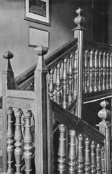 Oak Staircase at Goldsborough Hall, Yorks