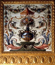 Decorative Panel of the Dining Room of the Chateau de Vaux Le Visomte