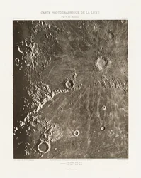 Photographic Chart of the Moon, plate XIII.A