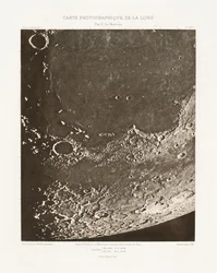 Photographic Chart of the Moon, plate XVIII.A, October 20