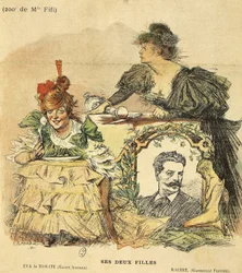 Cartoon for the Two Hundredth Shows of Mademoiselle Fifi