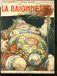 Cover of La Baionnette, Satirical in Colors