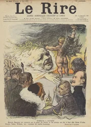 Homage to Honore Daumier, Illustration for Le Rire
