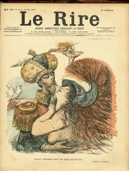Illustration of Charles Leandre for the Cover of Le Rire