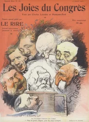 The Joys of Congress. Illustration for Le Rire