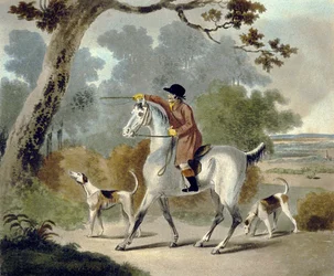 Push Him Tom Boy, from The Pytchley Hunt (engraved by F. Jukes)
