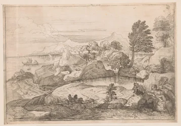 Landscape with Holy Family