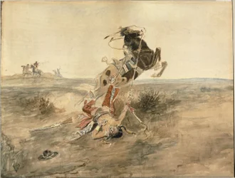 Fallen Indian Warrior, c.1886