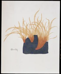 Feathered Hat - La Mode en 1912 by Marcelle Demay, illustration by Charles Martin