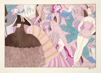 Le Carnaval, from Sports & Divertissements, pub. 1914