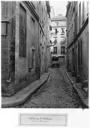 Cul-de-sac Saint-Ambroise, from rue du Haut-Pave, Paris, 1858-78