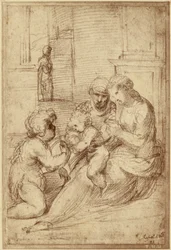 Reproduction of a drawing by Raphael
