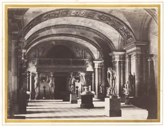 Hall of the Caryatids, at the Louvre Museum