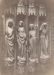 The Virtues Crushing the Vices, Strasbourg Cathedral, 1853