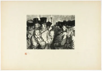 Boulevard du Temple at Midnight, from Unique Edition of Thirty-Six Woodcuts