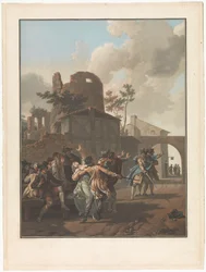 Four Scenes of Village Life: The Quarrel (series title: Four Genre Scenes of Village Life)