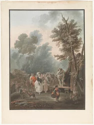 Four Scenes of Village Life (Series Title: Four Genre Scenes of Village Life)