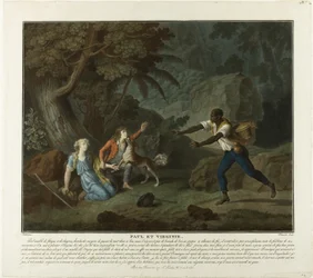 The Night, plate 1 from Paul et Virginie