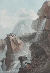 View of the Gelten Torrent Waterfall, 1785