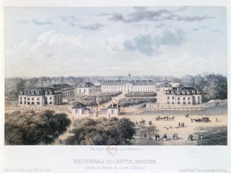 General View of the Maritime Hospital in Rochefort