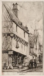 An Old House at Bourges, sometimes called the Musicians House
