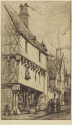 An Old House at Bourges, Sometimes Called the "Musician