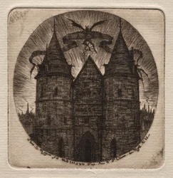 Etchings of Paris: Old Gate of the Palace of Justice