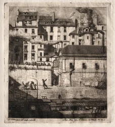 Etchings of Paris: The Mortuary