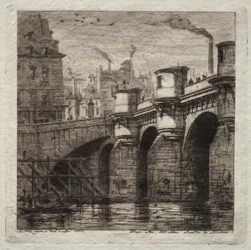 Etchings of Paris: The New Bridge