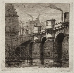 Etchings of Paris: The New Bridge