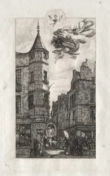 Etchings of Paris: Tourelle, rue de l