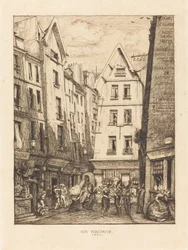 Pirouette Street, Near the Markets, Paris