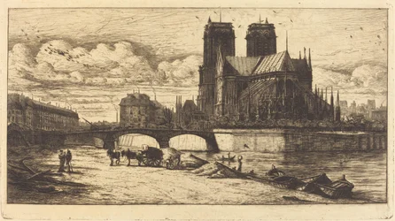The Apse of the Cathedral of Notre-Dame, Paris
