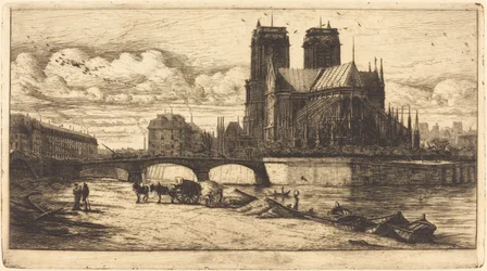 The Apse of the Cathedral of Notre Dame, Paris