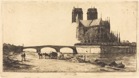 The Apsis of the Cathedral of Notre-Dame, Paris