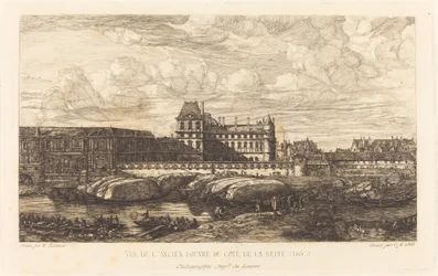 The Old Louvre, from a Painting by Zeeman, 1651