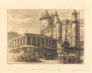 The Grand Chatelet, Paris, about 1780