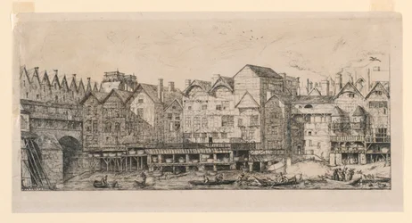 Part of the City towards the End of the 17th Century