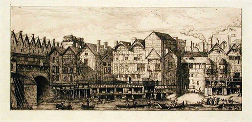 Porte de la Cité towards the End of the 17th Century, Paris