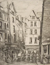 Rue Pirouette aux Halles, Paris, after Laurence