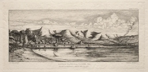 Seine Fishing off Charcoal Burners Point, Akaroa, Banks Peninsula, 1845
