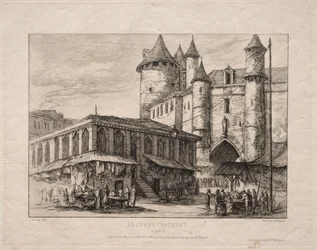 The Grand Châtelet, Paris, about 1780, 1861